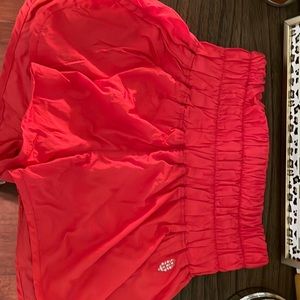 Red free people way home shorts